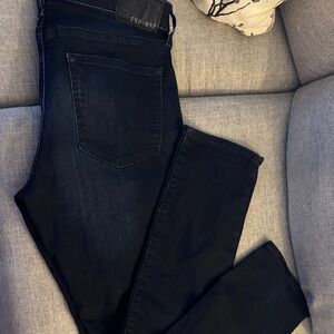 Express Men's Black Straight Jeans